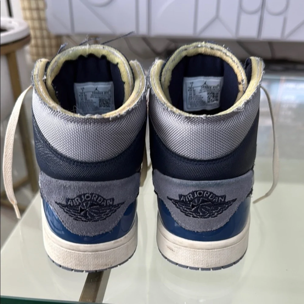 Nike Air Jordan 1 Mid SE Craft 'Inside Out-Obsidian' DR8868-400 Men's Size 7 - Picture 2 of 5